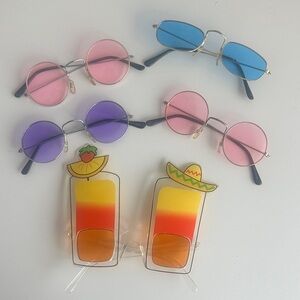 Colorful Kids Sunglasses Set
